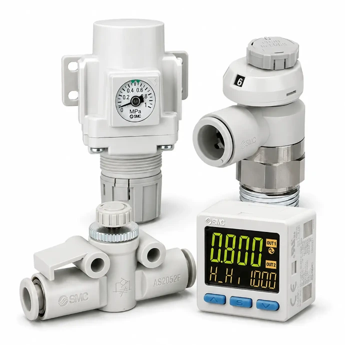Filtros y reguladores de aire comprimido SMC