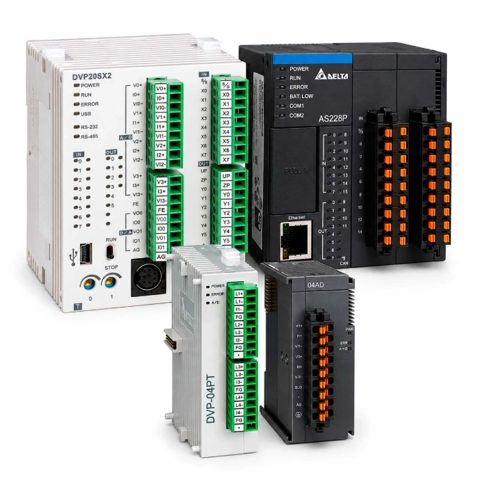Controladores lógicos programables PLC Delta