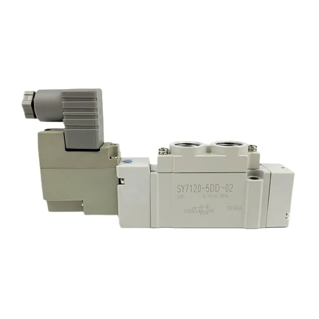 [SY7120-5DZ-02] Válvula Solenoide de 5 puertos 24VDC-1/4 C.Din SY7120-5DZ-02 SMC