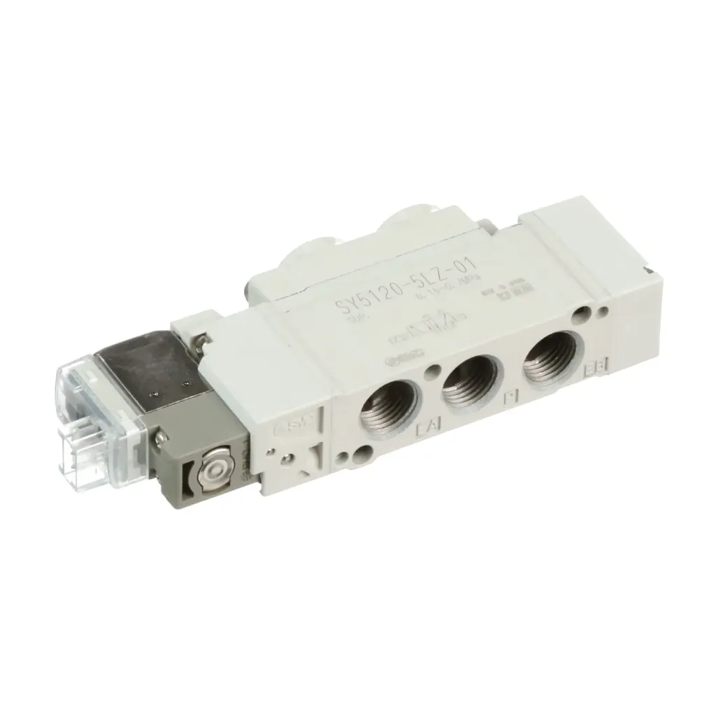 [SY5120-5LZ-01] Válvula Solenoide de 5 Puertos 24V-1/8 C.L SY5120-5LZ-01 SMC