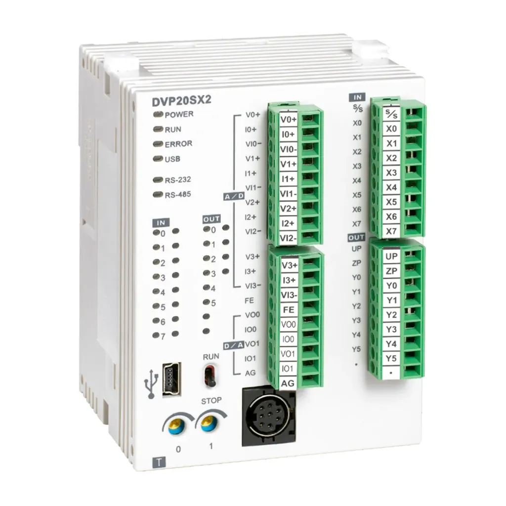 Modulo PLC 8I/6O + 4AI/2AO DVP20SX211R Delta
