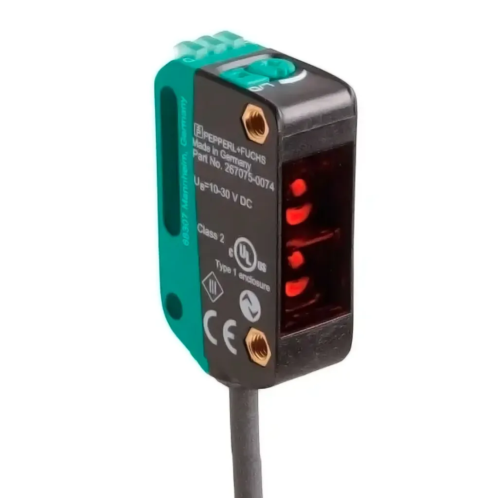 [OBT300-R100-2EP-IO-0.3M-V1-L] Sensor Fotoeléctrico de Triangulación 300mm OBT300-R100-2EP-IO-0,3M-V1-L Pepperl+Fuchs