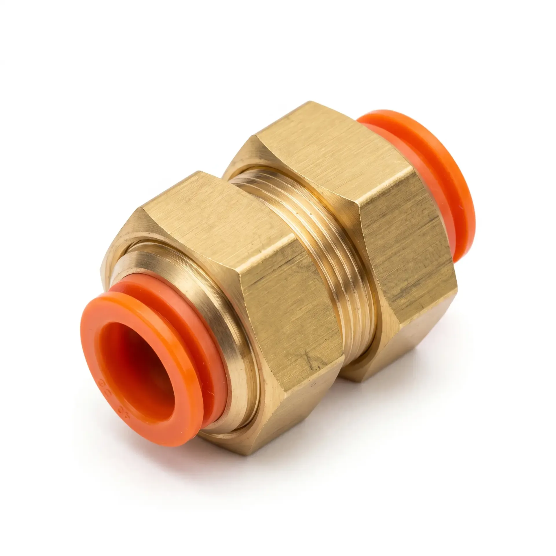 [KQ2E13-00A] Conector Neumático Pasamuros Instantáneo (Manguera a Manguera 1/2") KQ2E13-00A SMC