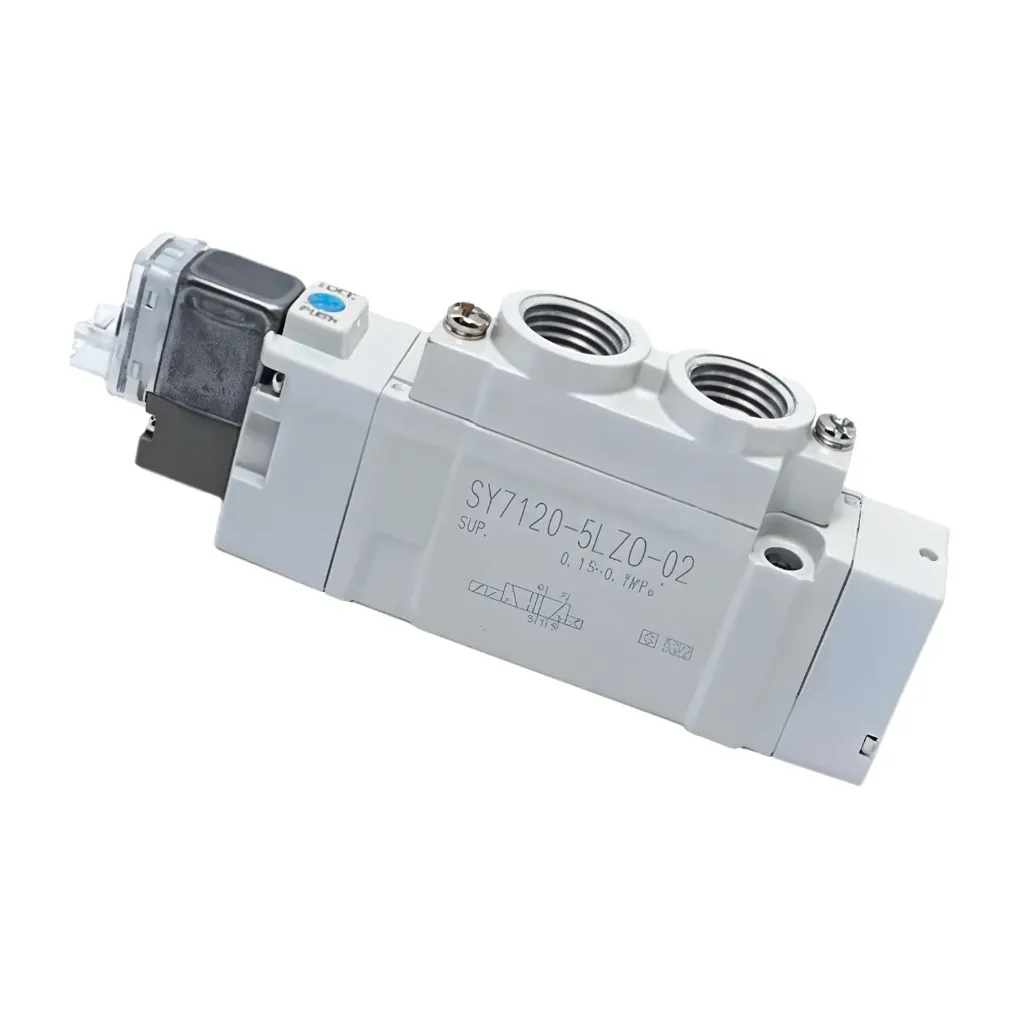 [SY7120-5LZD-02] Electroválvula Neumática de 5 Vías y 2 Posiciones 1/4" SY7120-5LZD-02 SMC