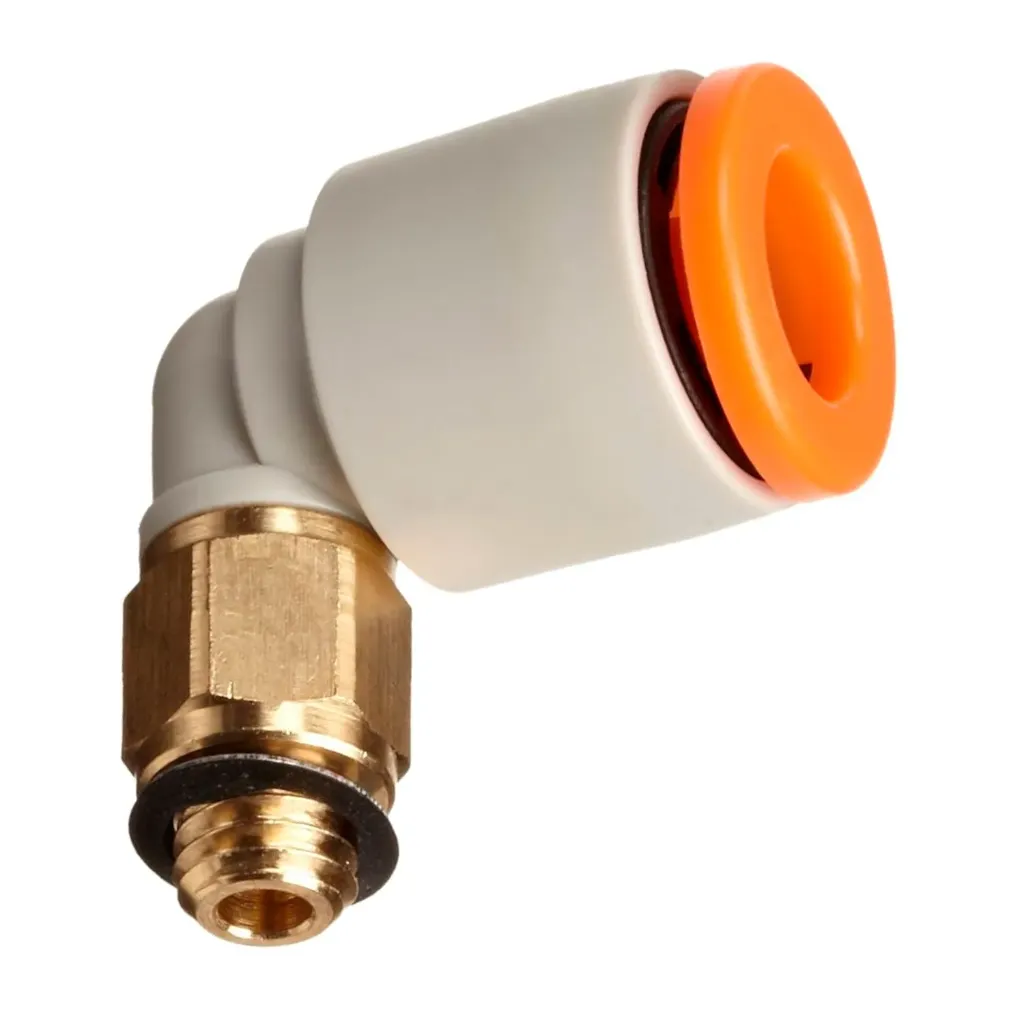 Conexión Neumática en Codo a 90° (10-32 UNF a Manguera 1/8") KQ2L01-32A SMC
