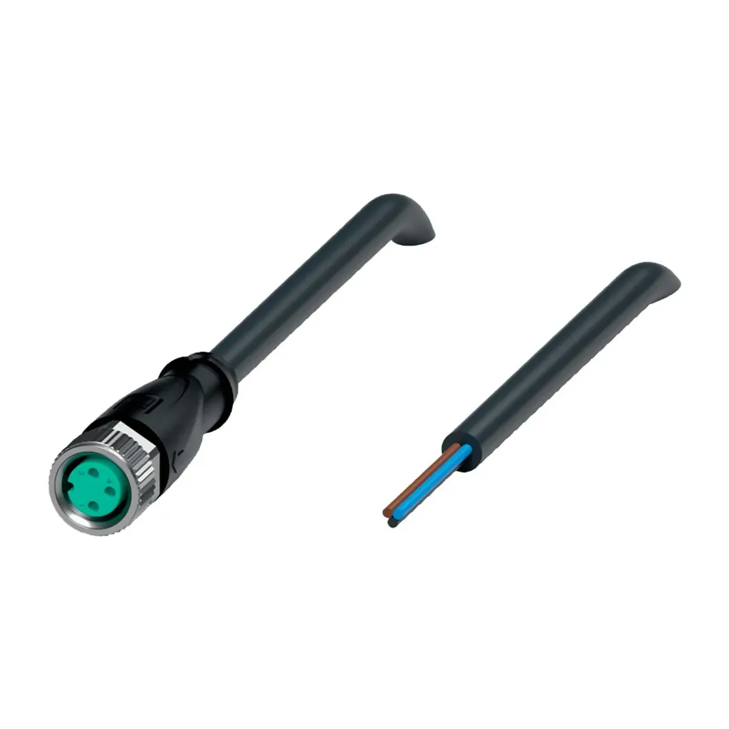 [V3-GM-BK10M-PVC-U] Conector Recto Hembra M8 3 Pines V3-GM-BK10M-PVC-U Pepperl+Fuchs