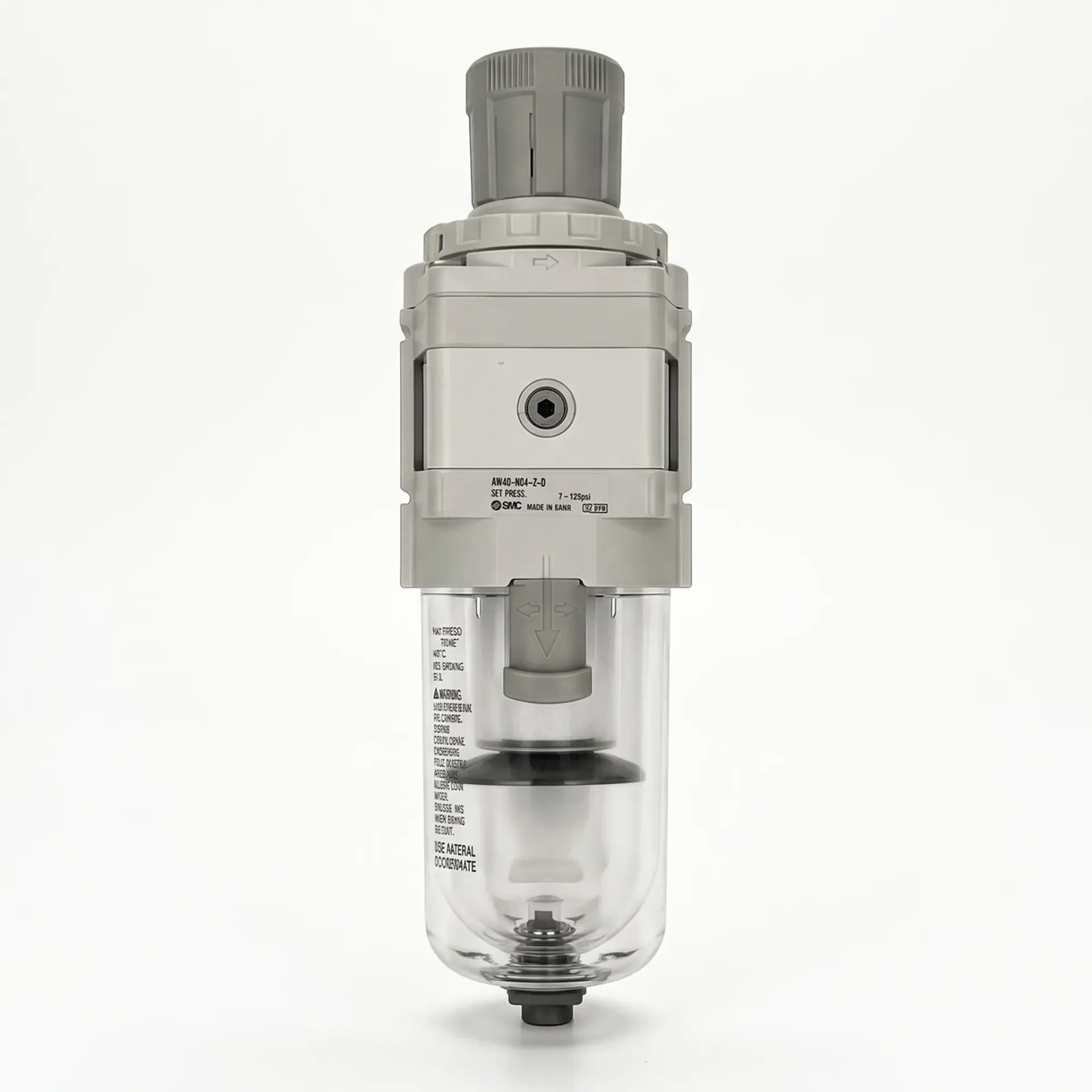 Filtro-Regulador Neumático Integrado de Alta Capacidad (1/2") AW40-N04-Z-D SMC