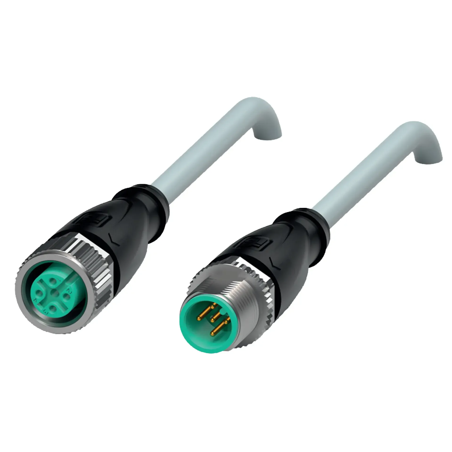 [V15L-G-2M-PUR-U-V15L-G] Cable de Conexión Industrial de Alta Potencia M12 (L-Code, 2 metros) V15L-G-2M-PUR-U-V15L-G Pepperl+Fuchs