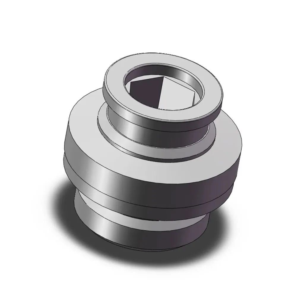 [KQB2S12-G04] Conector Macho Metálico Hexagonal 12mm x 1/2" KQB2S12-G04 SMC