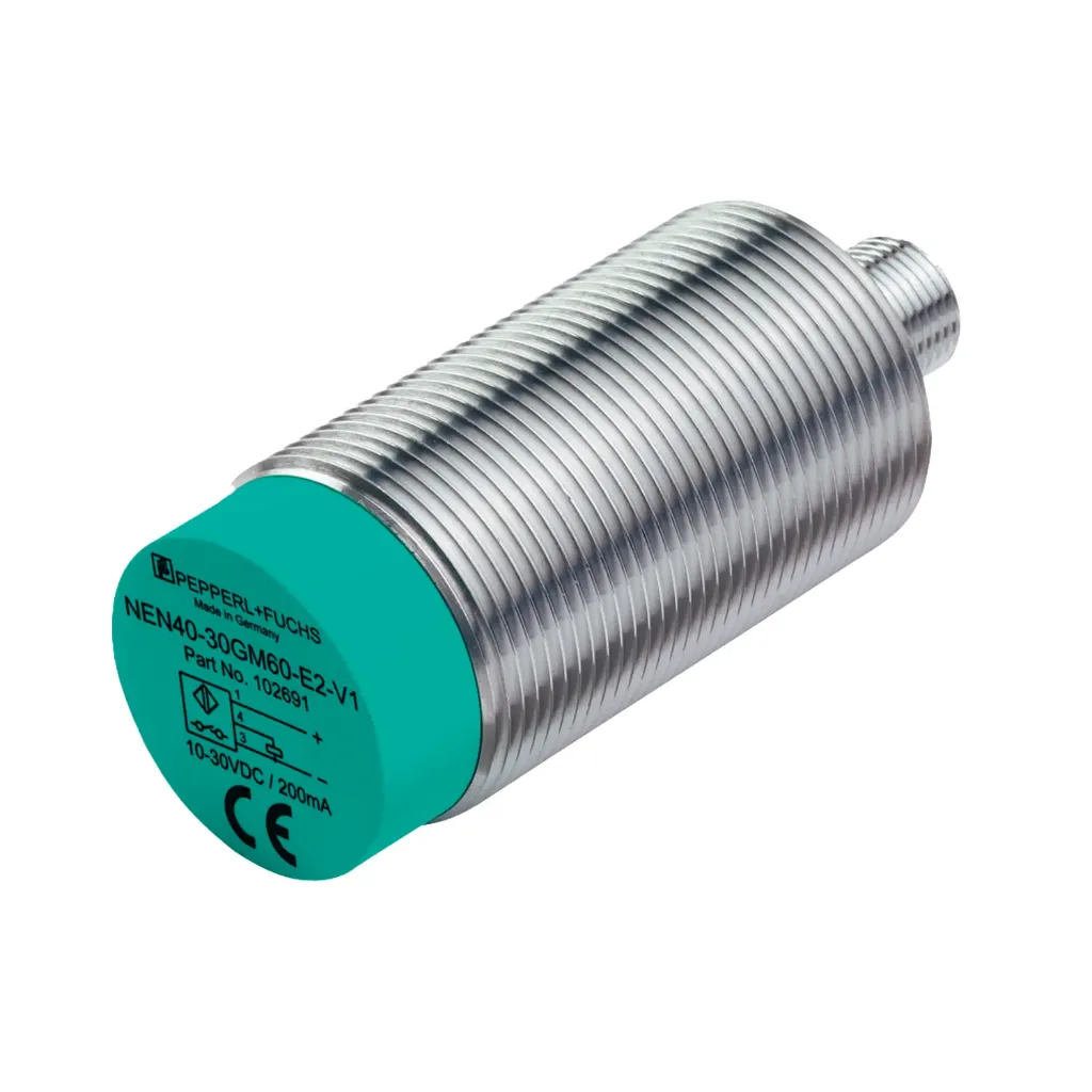[NEN40-30GM60-E2-V1] Sensor Inductivo con Rango de Detección Extendido (40 mm) NEN40-30GM60-E2-V1 Pepperl+Fuchs