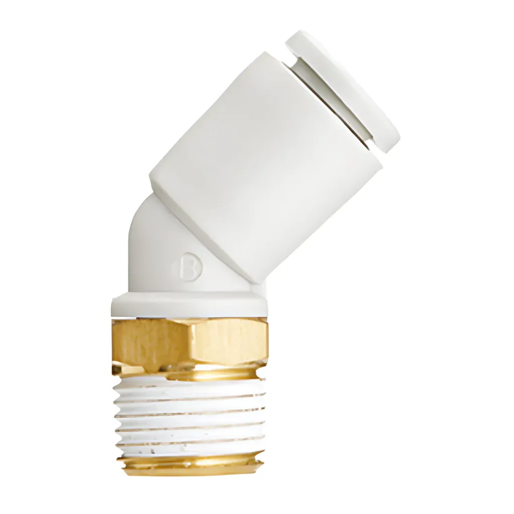 [KQ2K10-03AS] Conector en Codo 45° Manguera 10mm 3/8" KQ2K10-03AS SMC